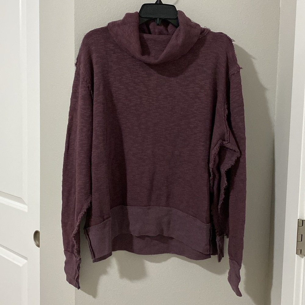 Free People Timmy Boxy Turtleneck Sweater - Picture 5 of 9